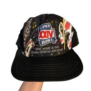 Vintage new era 1990 Super Bowl XXIV snapback hat